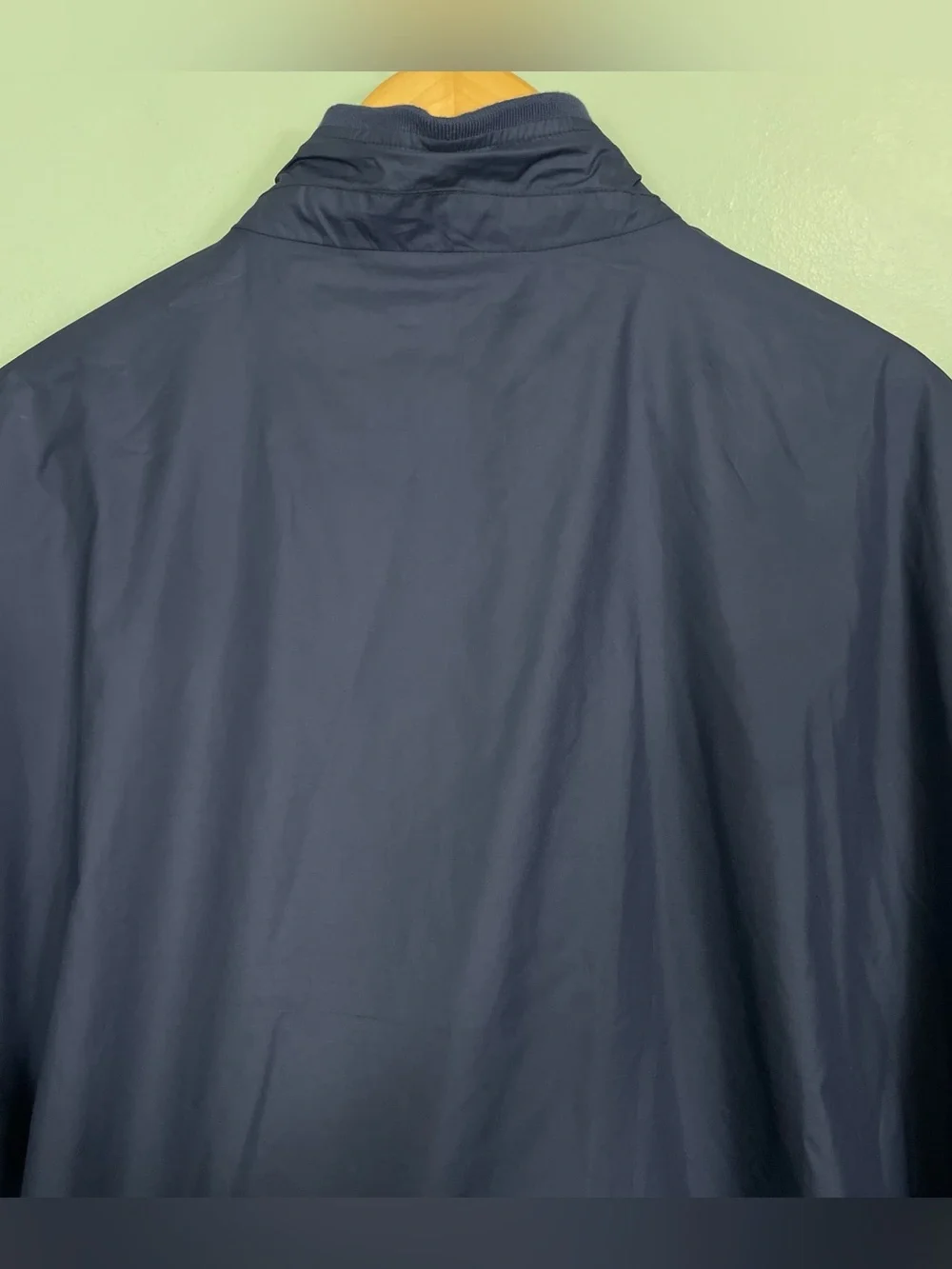 Peter Millar Wind Breaker Jacket Full Zip Navy Blue Men XL Lightweight‎